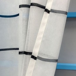 Voile Gordijn Met Traliewerkpatroon, Op Maat Gemaakt Gordijn, Transparante Gordijnen Voor Woonkamer En Slaapkamer