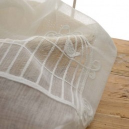 Ademende Transparante Gordijnen Op Maat Gemaakt Gordijn Vogelkooi Borduurwerk Woonkamer