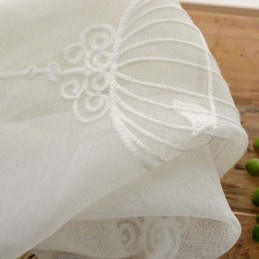 Ademende Transparante Gordijnen Op Maat Gemaakt Gordijn Vogelkooi Borduurwerk Woonkamer