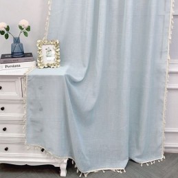 Effen Tule Gordijnen Moderne Voile Gordijnen Op Maat Gemaakt Gordijn Woonkamer