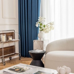 Pied-De-Poule Jacquard Gordijn Op Maat Gemaakt Gordijn Hoge Schaduw Gordijn Voor Woonkamer Slaapkamer