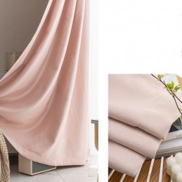 Nordic Gordijnen Effen Kleur Verduisterend Voor Woonkamer