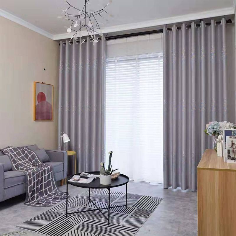 Boom Jacquard Gordijnen Modern Licht Luxe Scandinavisch Voor Woonkamer Eetkamer