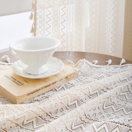 Moderne Tule Gordijn Op Maat Gemaakt Gordijn Delicate Doorschijnende Raamdecoratie Voor Woonkamer Slaapkamer