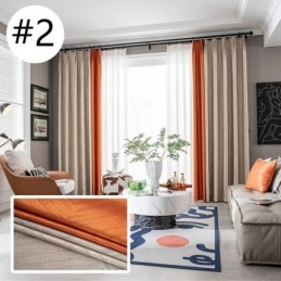 Geometrische Jacquardgordijnen Verduisterend Voor De Woonkamer