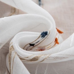 Nordic Sheer Gordijnen Streeppatroon Semi Voile