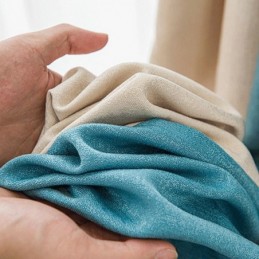 Nordic Gordijnen Effen Kleur Verduisterend Voor Woonkamer