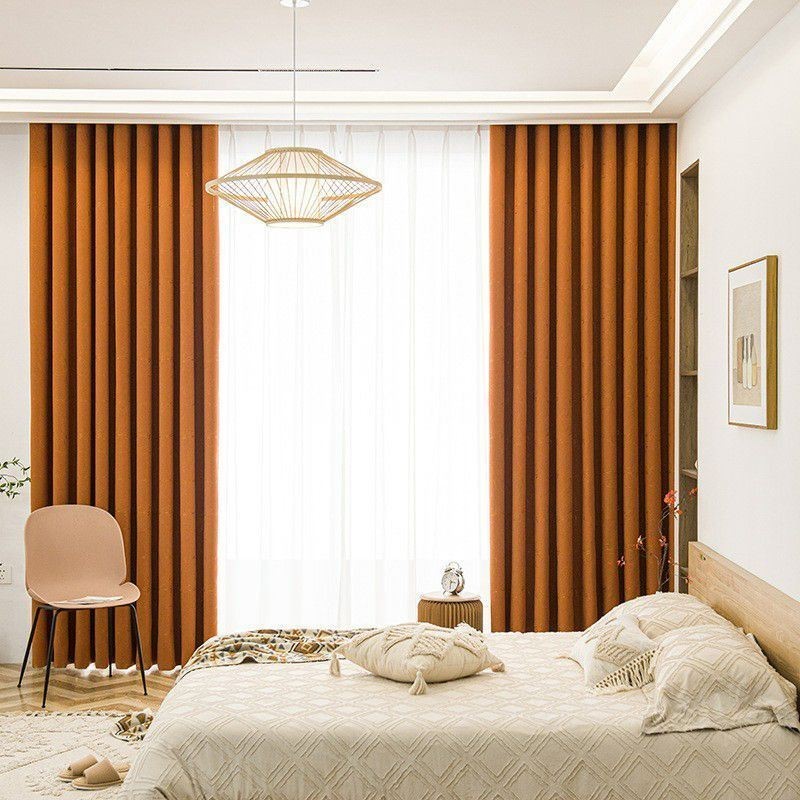 Verduisteringsgordijn Op Maat Gemaakt Gordijn Geborduurde Gordijnen Thermisch Geïsoleerd Woonkamer