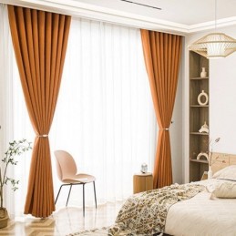 Verduisteringsgordijn Op Maat Gemaakt Gordijn Geborduurde Gordijnen Thermisch Geïsoleerd Woonkamer