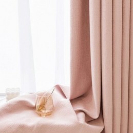 Nordic Gordijnen Effen Kleur Verduisterend Voor Woonkamer
