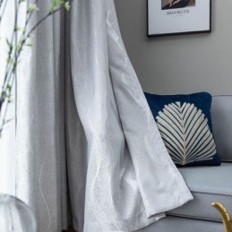 Golvende Jacquard Gordijnen Raamgordijn Op Maat Gemaakt Gordijn Voor Woonkamer