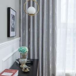 Golvende Jacquard Gordijnen Raamgordijn Op Maat Gemaakt Gordijn Voor Woonkamer