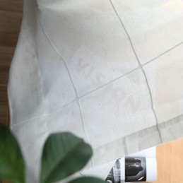 Minimalistisch Transparant Gordijn Op Maat Gemaakt Gordijn Groot Rooster Jacquard Voile Paneel Woonkamer Één