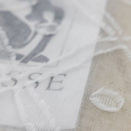 Delicate Transparante Gordijnen Op Maat Gemaakt, Geborduurde Tule Gordijnen Voor De Woonkamer