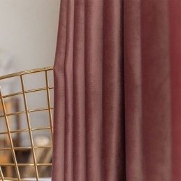 Nordic Fluwelen Gordijnen Verduisterend Voor Slaapkamer Woonkamer Effen Kleur