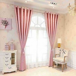 Dot Jacquard Gordijnen Moderne Verduistering Voor Woonkamer Slaapkamer