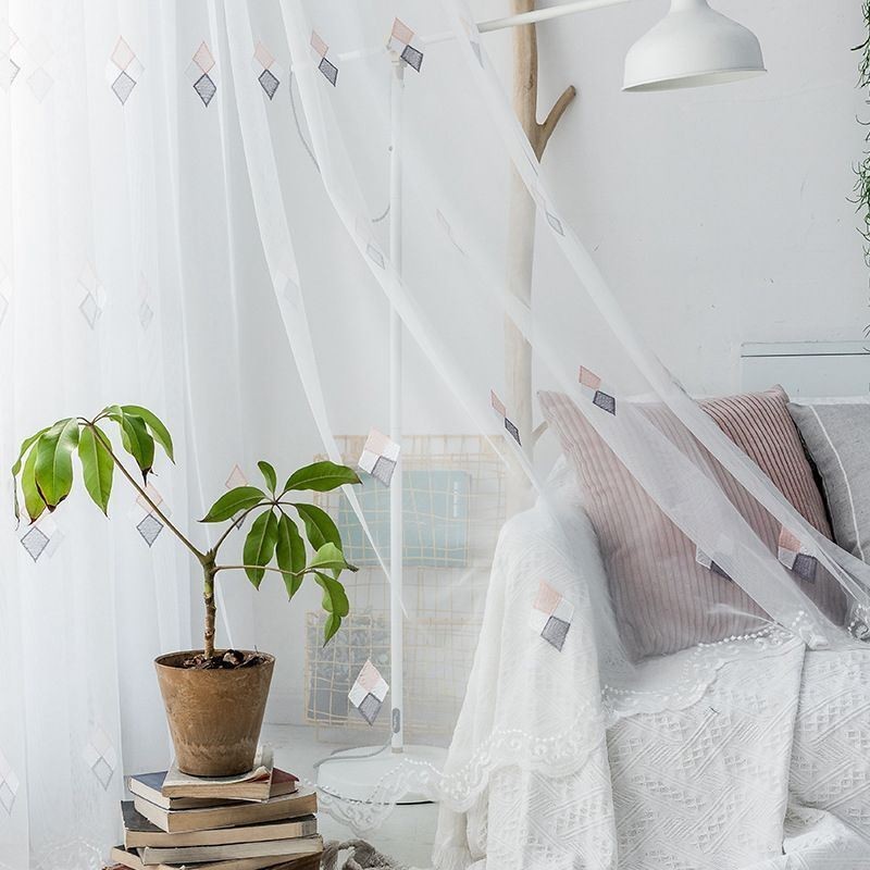 Luxe Borduurgordijn Op Maat Gemaakt Gordijn Woondecoratie Transparant Woonkamer Slaapkamer