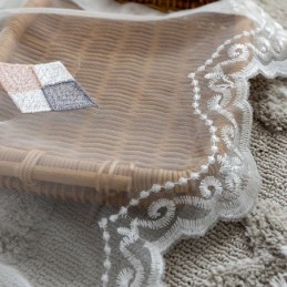 Luxe Borduurgordijn Op Maat Gemaakt Gordijn Woondecoratie Transparant Woonkamer Slaapkamer