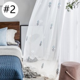 Luxe Borduurgordijn Op Maat Gemaakt Gordijn Woondecoratie Transparant Woonkamer Slaapkamer