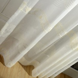 Geborduurd Transparant Gordijn Op Maat Gemaakt Gordijn Minimalistisch Klassiek Voile Woonkamer Slaapkamer