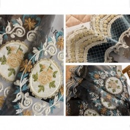 Borduurwerk Tule Gordijn Op Maat Gemaakt Gordijn Europees Luxe Voile Woonkamer