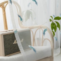 Gordijn Met Geborduurde...