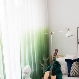 Verloop Sheer Gordijnen Voile Transparant Gordijn Op Maat Gemaakt Gordijn Voor Thuis Decoratief