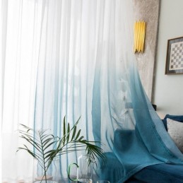 Verloop Sheer Gordijnen Voile Transparant Gordijn Op Maat Gemaakt Gordijn Voor Thuis Decoratief