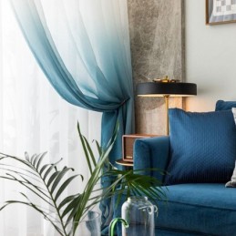 Verloop Sheer Gordijnen Voile Transparant Gordijn Op Maat Gemaakt Gordijn Voor Thuis Decoratief