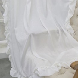 Fluwelen Transparante Gordijnen, Effen Raampanelen, Woonkamer/Slaapkamer