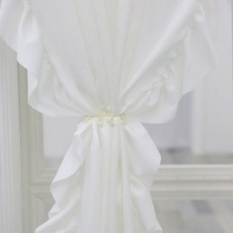 Fluwelen Transparante Gordijnen, Effen Raampanelen, Woonkamer/Slaapkamer