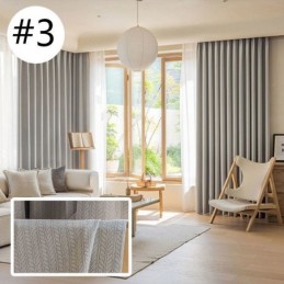 Bladeren Jacquard Gordijnen Verduisterend Voor Woonkamer