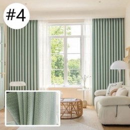 Bladeren Jacquard Gordijnen Verduisterend Voor Woonkamer