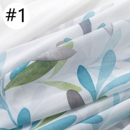 Wijnstokpatroon Voile Gordijnen Op Maat Gemaakt Gordijn Bedrukte Transparante Gordijnen Woonkamer Slaapkamer