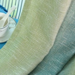 Eenvoudig Semi-Verduisterend Gordijn Op Maat Gemaakt Gordijn Met Kleurrijke Strepen, Bedrukt Voor De Woonkamer