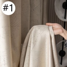 Geometrische Jacquardgordijnen Verduisterend Voor De Woonkamer