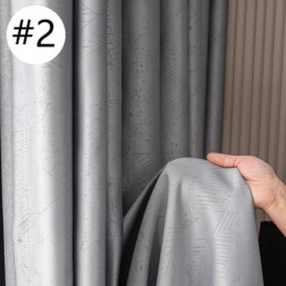 Geometrische Jacquardgordijnen Verduisterend Voor De Woonkamer