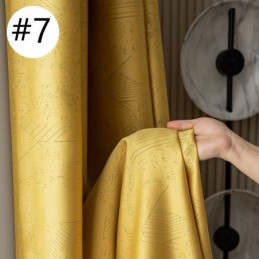 Geometrische Jacquardgordijnen Verduisterend Voor De Woonkamer