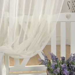 Ademend, Transparant Gordijn Op Maat, Decoratief Wit Tule Voile Voor De Woonkamer