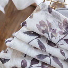 Botanisch Bedrukt Gordijn Op Maat Gemaakt Gordijn Van Tule Voor Woonkamer/Slaapkamer