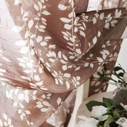 Simplicity Bedrukt Transparant Gordijn Op Maat Gemaakt Gordijnbladeren Tule Voor Woonkamer