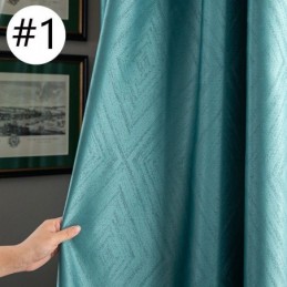 Geometrische Jacquardgordijnen Verduisterend Voor De Woonkamer