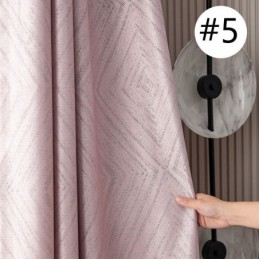 Geometrische Jacquardgordijnen Verduisterend Voor De Woonkamer