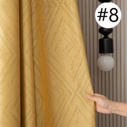 Geometrische Jacquardgordijnen Verduisterend Voor De Woonkamer