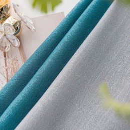 Nordic Patchwork Gordijnen Effen Kleur Verduisterend Voor Woonkamer