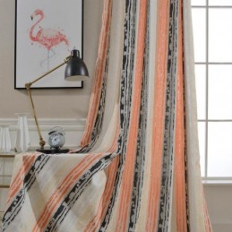 Modern Max Verduisteringsgordijn Op Maat Gemaakt Gordijn Abstract Precisie Jacquard Slaapkamer