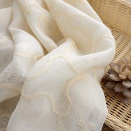 Nordic Borduurwerk Gordijn Op Maat Gemaakt Gordijn Katoen Doorschijnend Woonkamer Slaapkamer