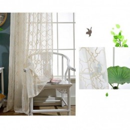 Nordic Borduurwerk Gordijn Op Maat Gemaakt Gordijn Katoen Doorschijnend Woonkamer Slaapkamer