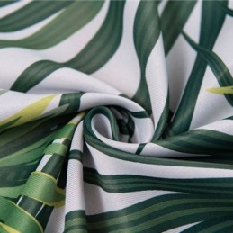 Tropisch Bedrukt Verduisteringsgordijn Op Maat Gemaakt Gordijn Met Bladeren Van Tule Voor De Slaapkamer