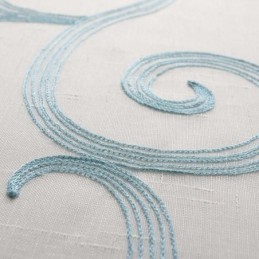 Ademend Gordijn Op Maat Gemaakt Gordijn Met Gelukzalige Wolken Borduurwerk Woonkamer